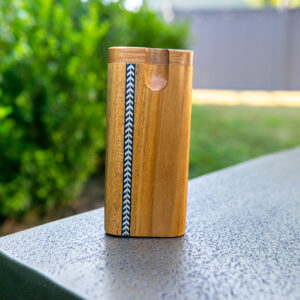 TT-35 Large Teak Inlay Swivel Dugout